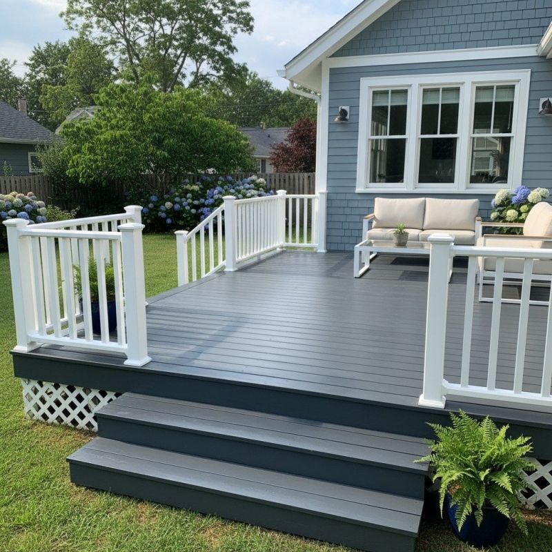 Deck Rails Painting