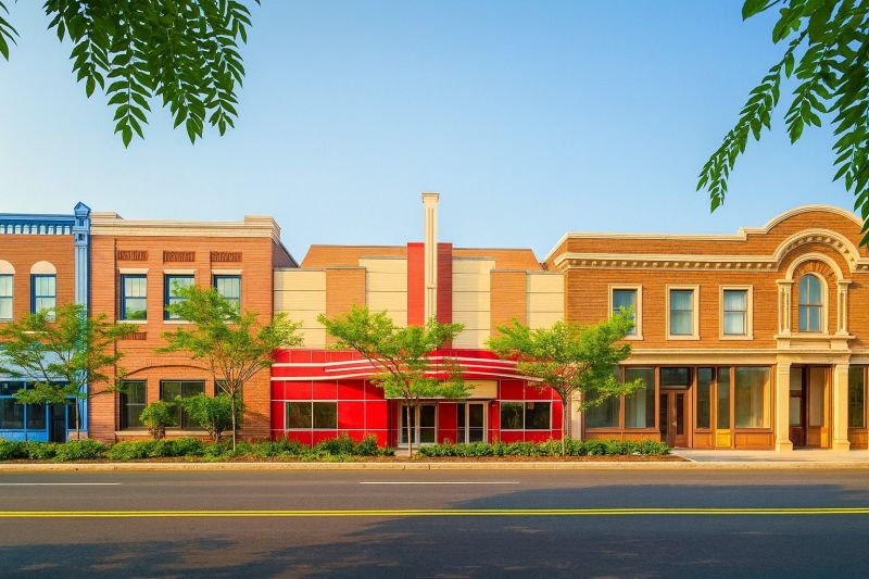 Colorful House Facades