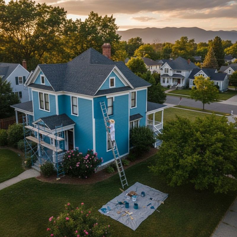 House Siding Painting