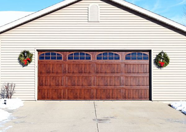 Garage Door Staining