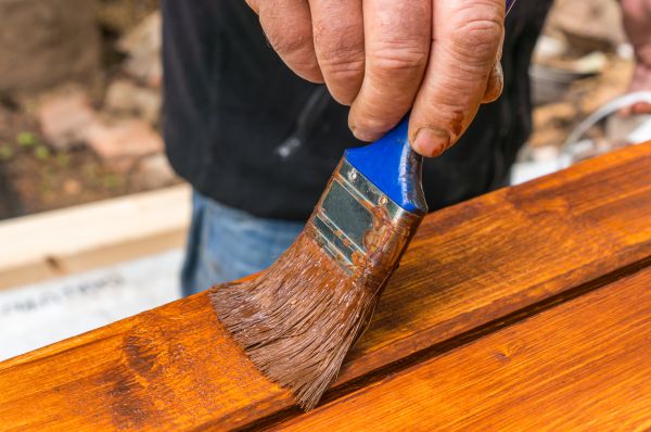 Outdoor Trim Staining